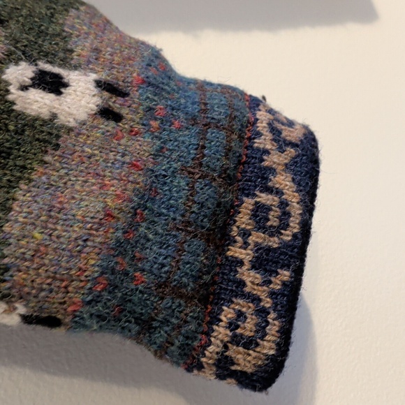 VINTAGE ICELANDIC DESIGN wool cardigan - size xl - Picture 8 of 13